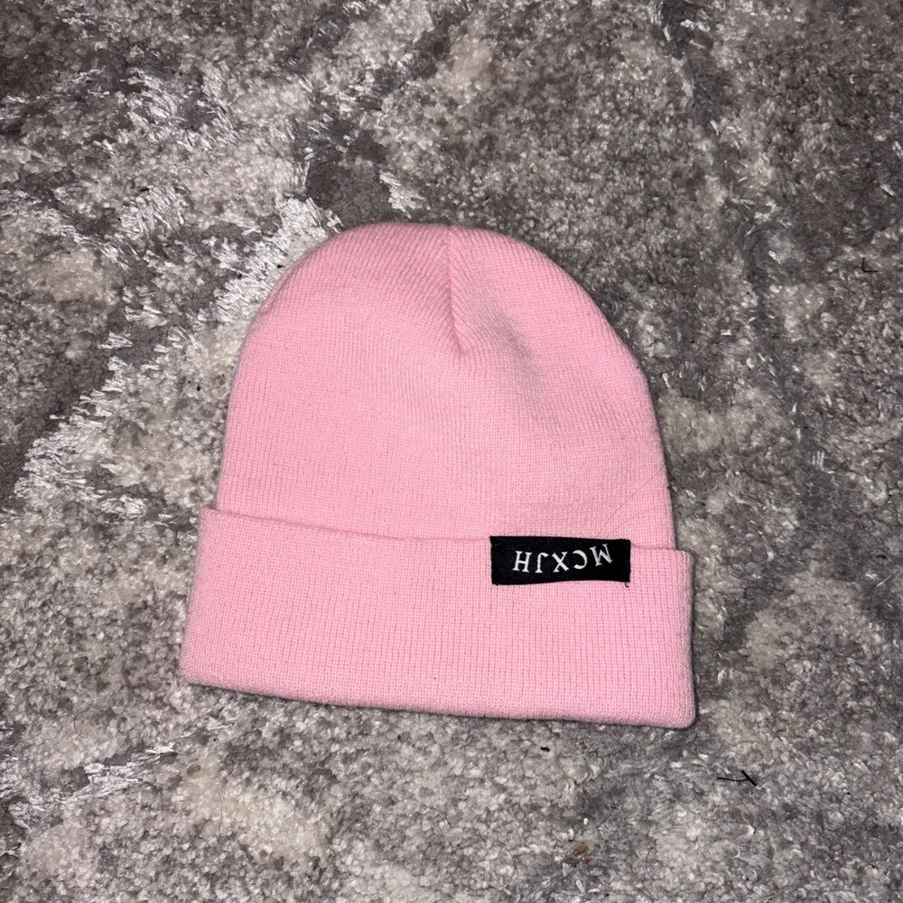 jonah hill monster child Pink Beanie Hat